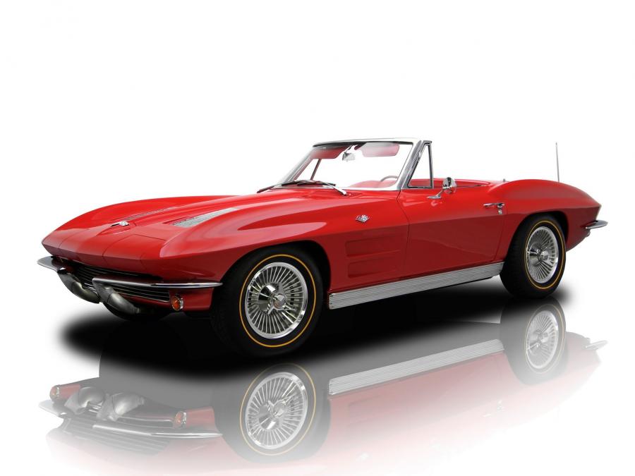  Chevrolet Corvette Stingray Convertible 1963 года  (фото 2 из 37)